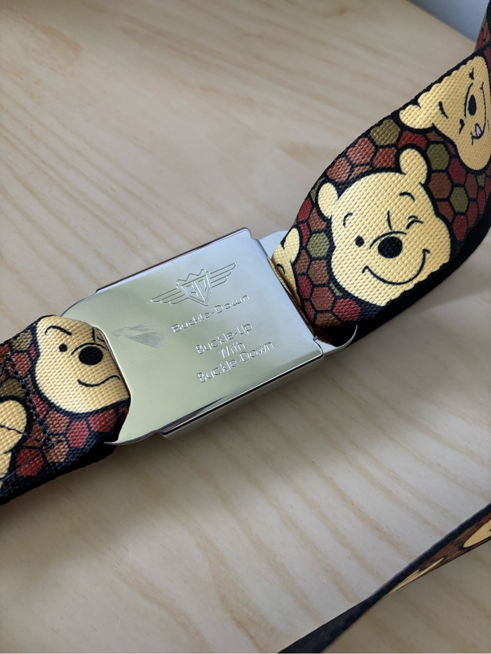 Buckle-Down Winnie the Pooh Honeycomb Print Belt 🍯 🐻 - Picture 5 of 6